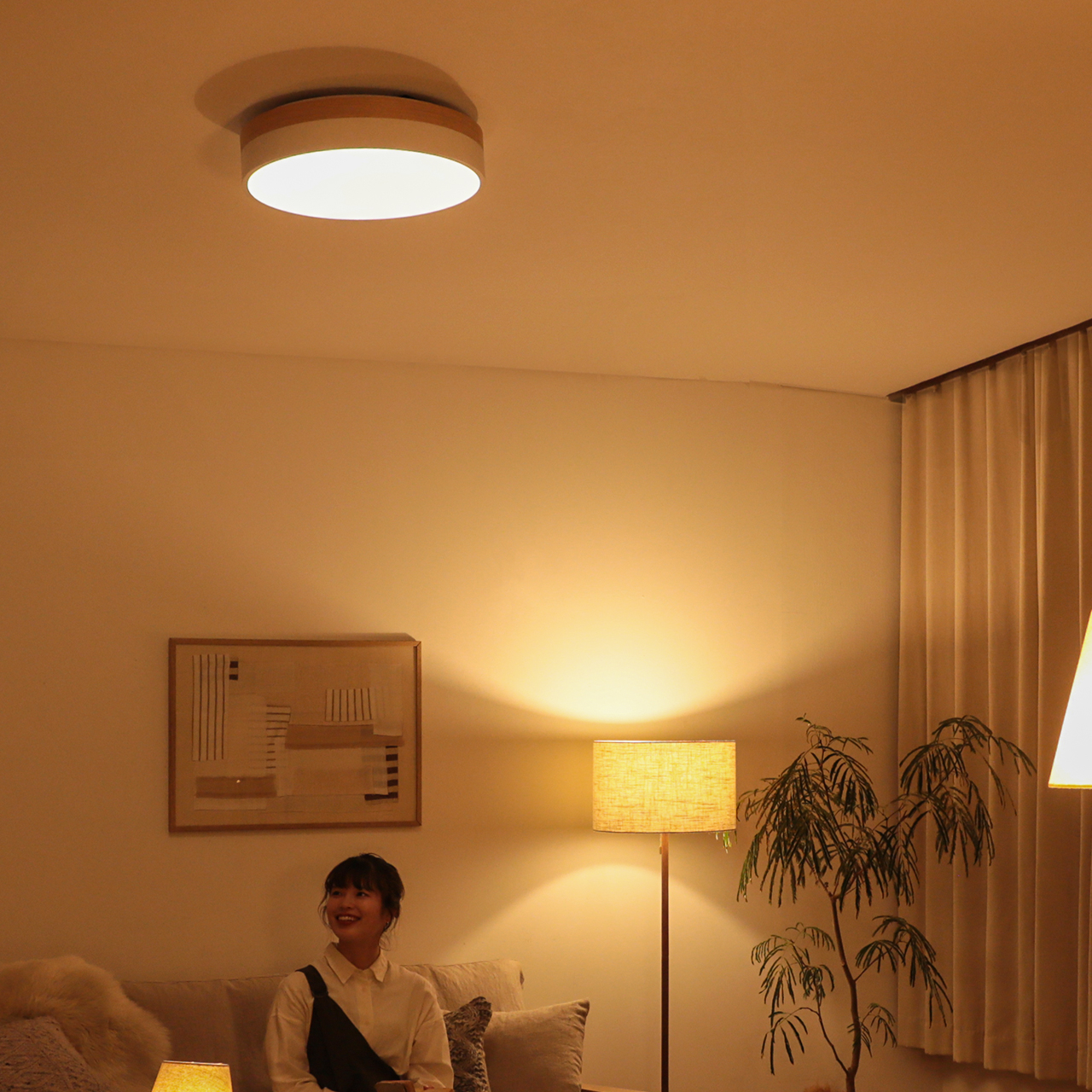 天井照明 Olika LED CEILING LIGHT ｜家具・インテリア通販 Re:CENO