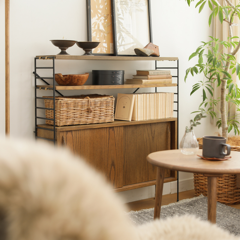 RE:CENO　リセノ　ナイトテーブル　ラタンミックス ナイトテーブル RattanMix／BR ｜家具・インテリア通販 Re:CENO