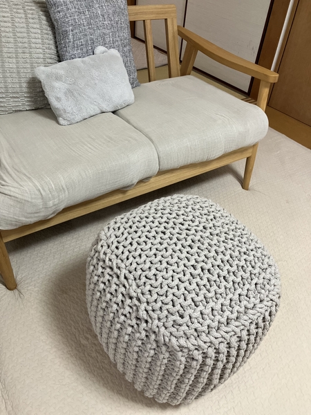 Re CENOリセノ購入POUF braid グレー POUF braid ｜家具・インテリア通販 Re:CENO(リセノ)