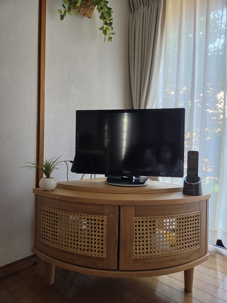 コーナーTVボード RattanMix ｜家具・インテリア通販 Re:CENO(リセノ)
