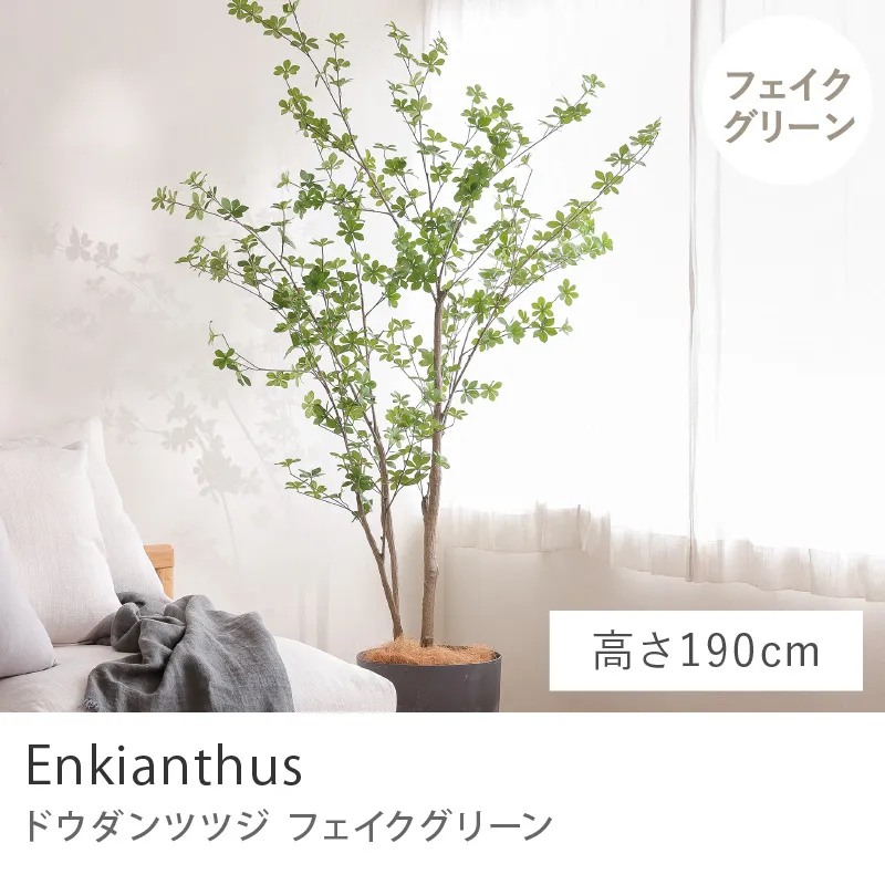 フェイクグリーン ドウダンツツジ／高さ 190cm