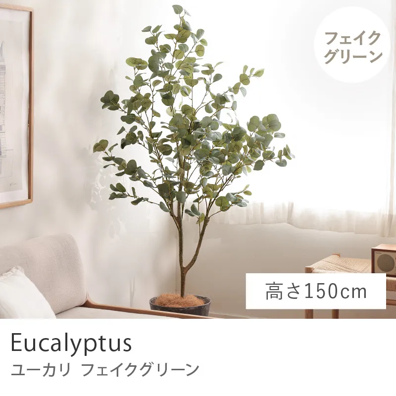 フェイクグリーン ユーカリ／高さ 150cm